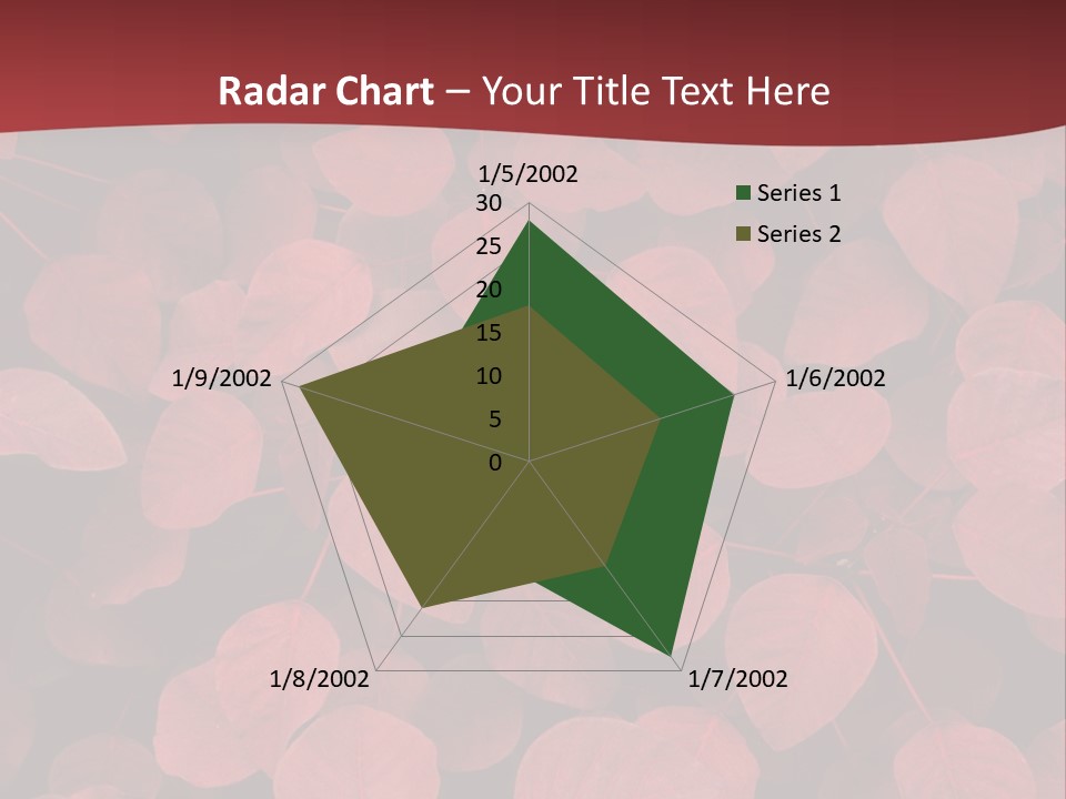 Red Petals PowerPoint Template