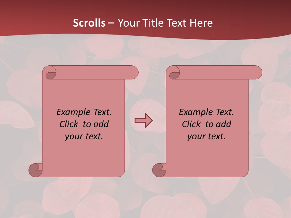 Red Petals PowerPoint Template