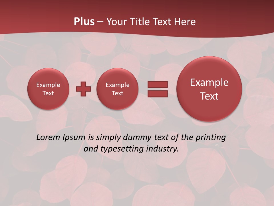 Red Petals PowerPoint Template