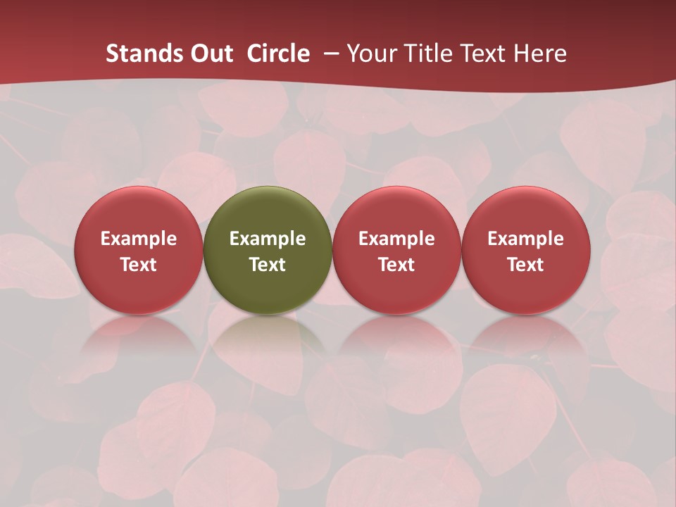 Red Petals PowerPoint Template