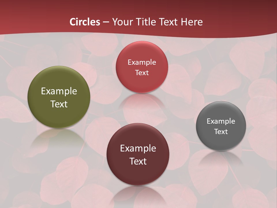 Red Petals PowerPoint Template