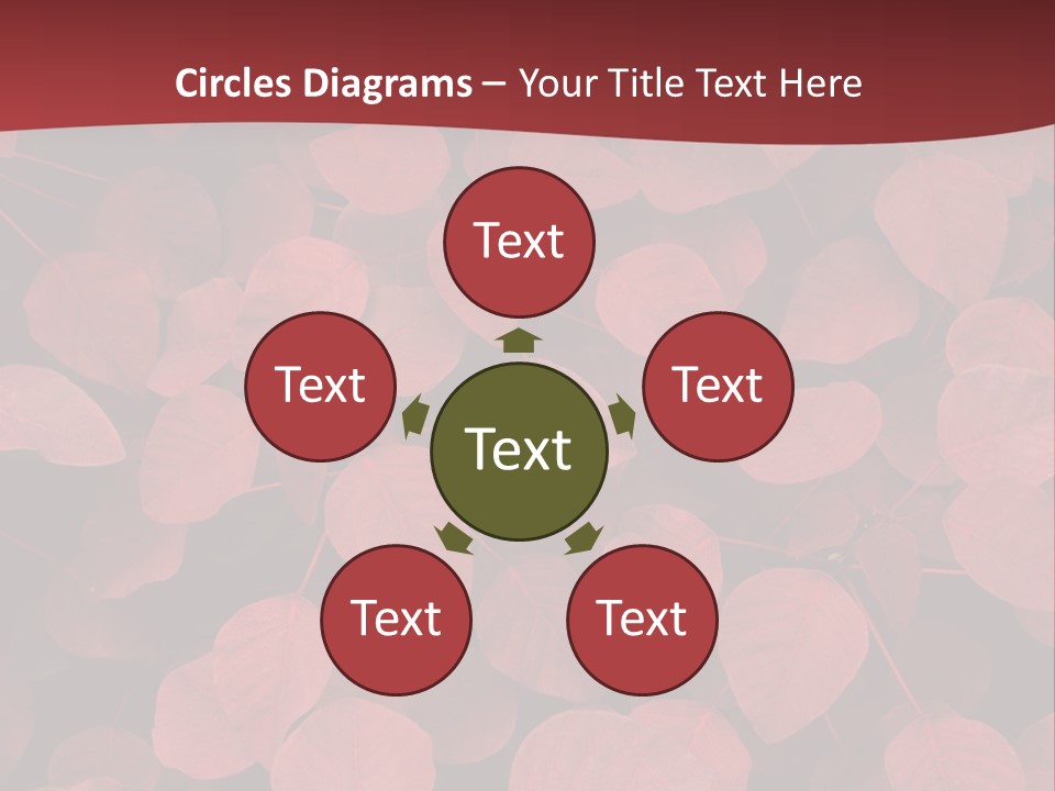 Red Petals PowerPoint Template