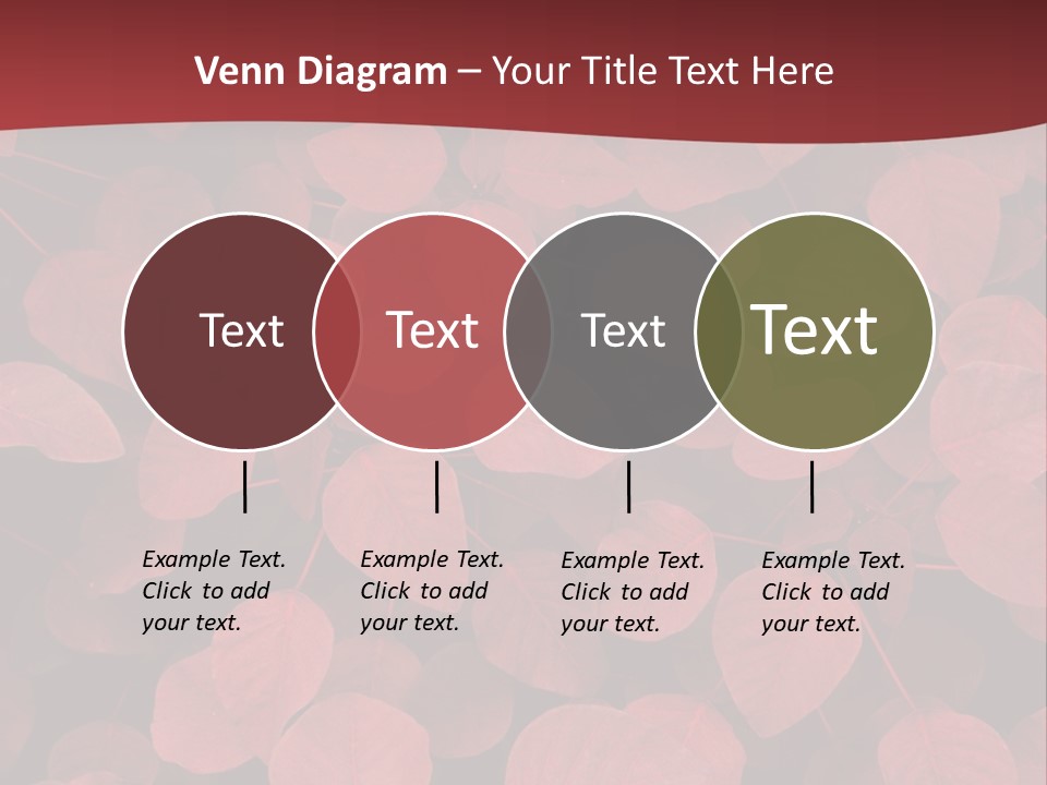 Red Petals PowerPoint Template