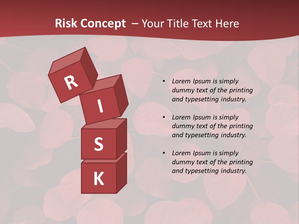 Red Petals PowerPoint Template