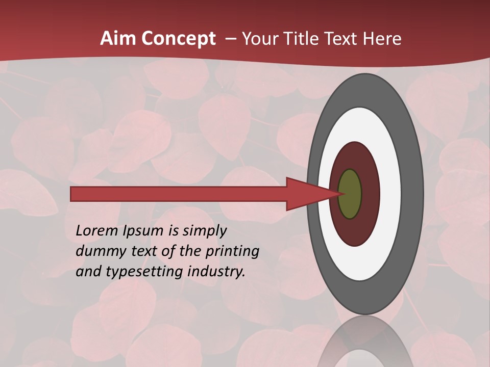 Red Petals PowerPoint Template