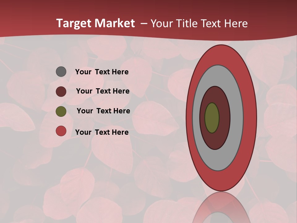 Red Petals PowerPoint Template