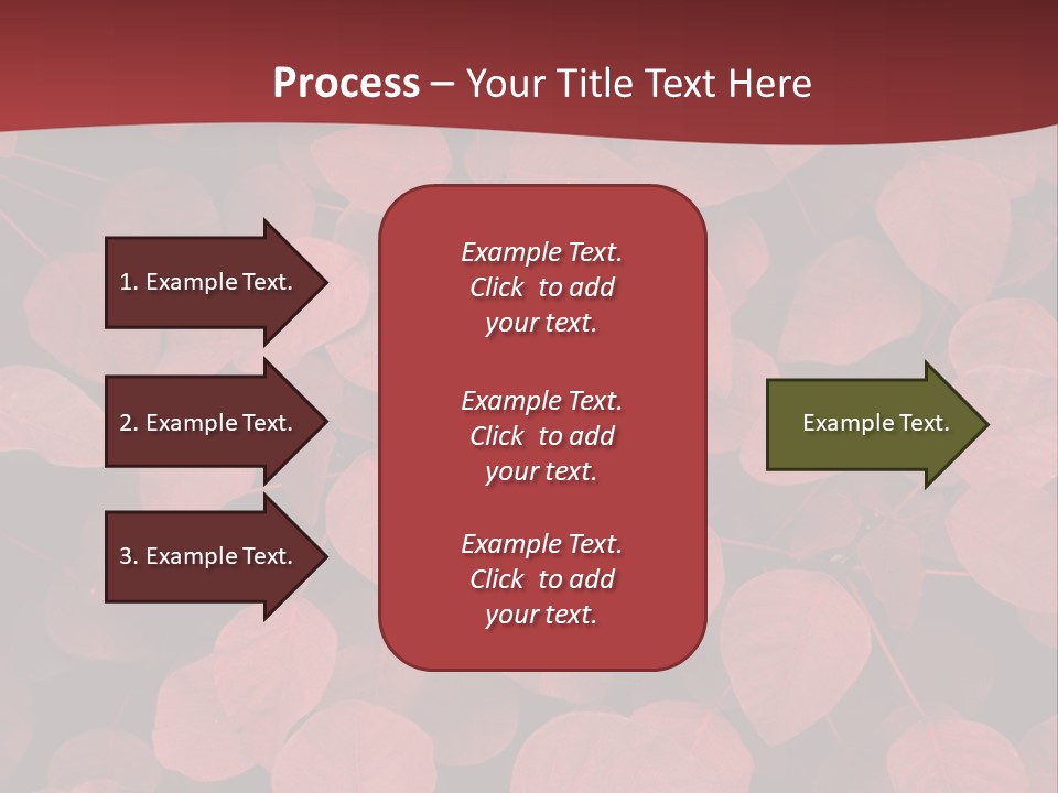 Red Petals PowerPoint Template