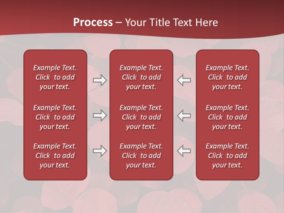 Red Petals PowerPoint Template