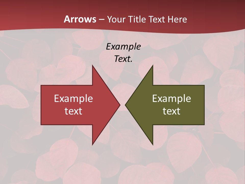 Red Petals PowerPoint Template