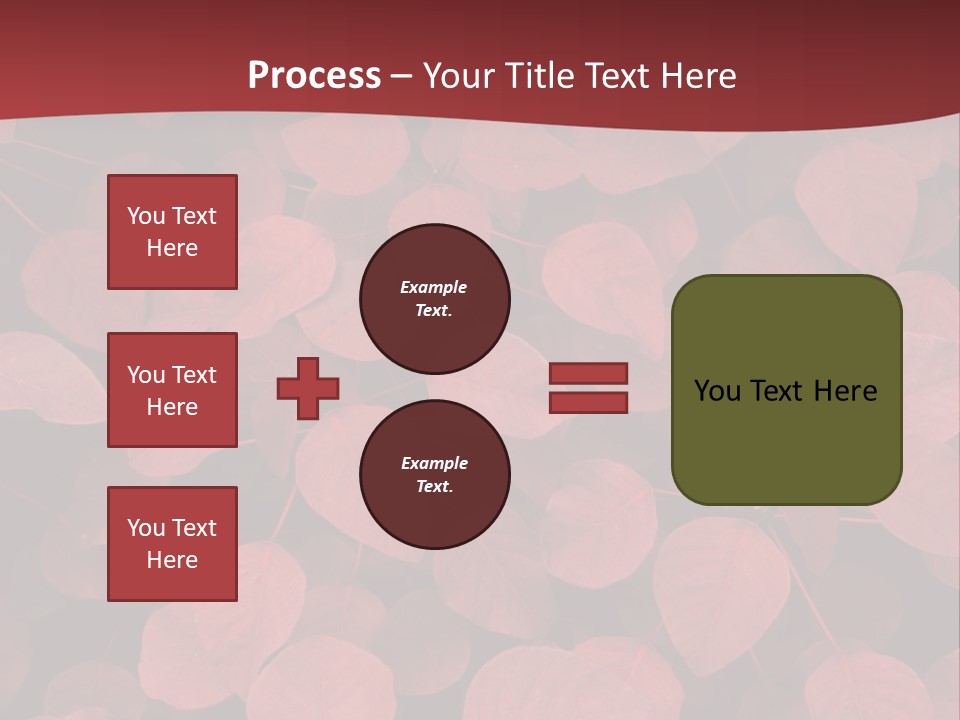 Red Petals PowerPoint Template