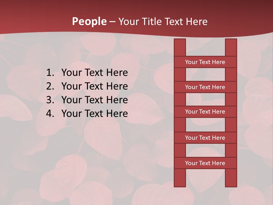Red Petals PowerPoint Template
