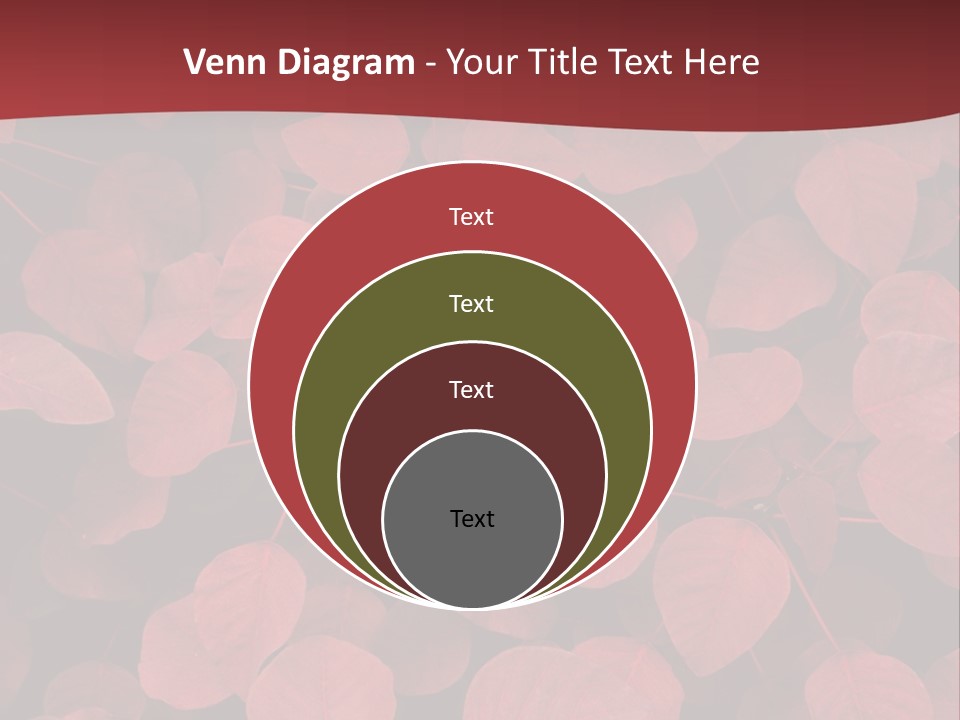 Red Petals PowerPoint Template