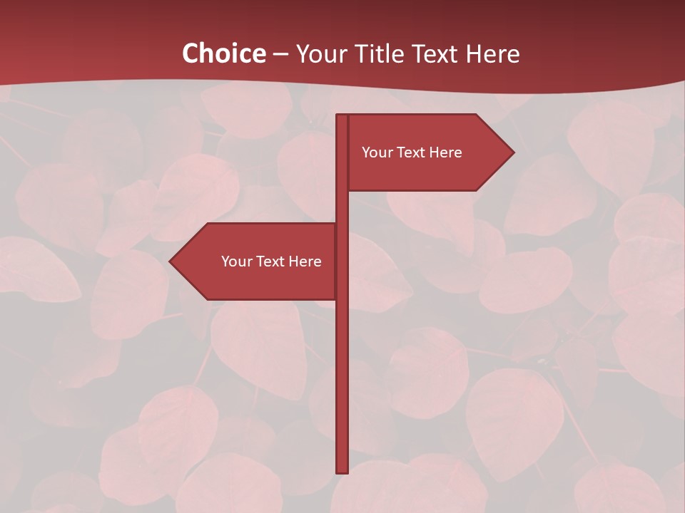 Red Petals PowerPoint Template
