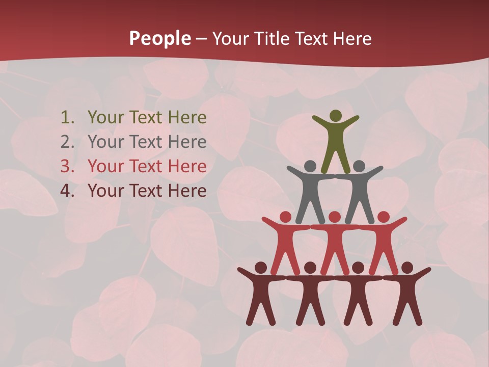 Red Petals PowerPoint Template