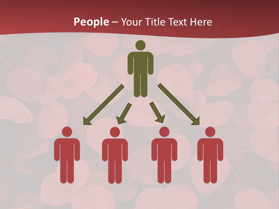 Red Petals PowerPoint Template