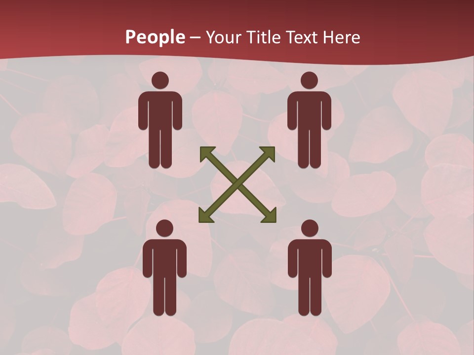 Red Petals PowerPoint Template