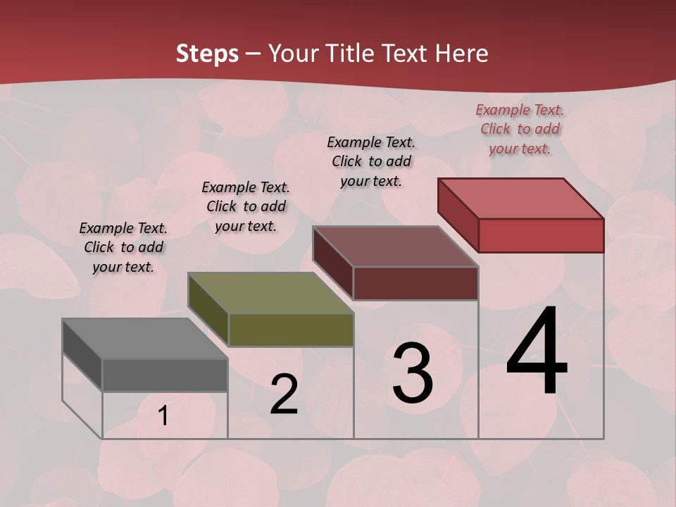 Red Petals PowerPoint Template