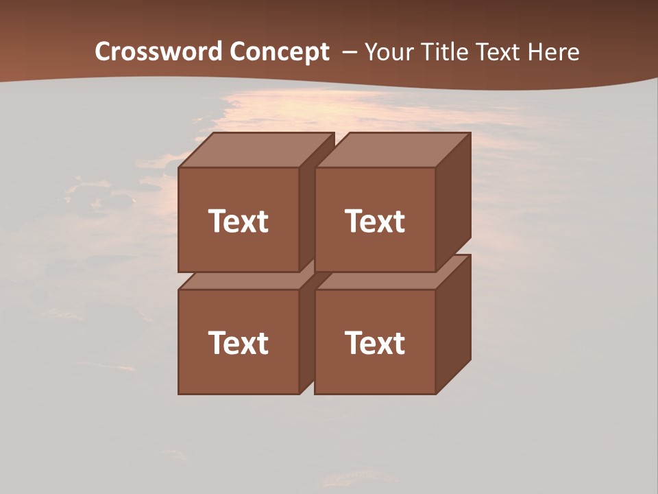 Beautiful Sun Temper And Mountain River PowerPoint Template