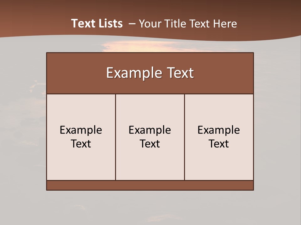 Beautiful Sun Temper And Mountain River PowerPoint Template