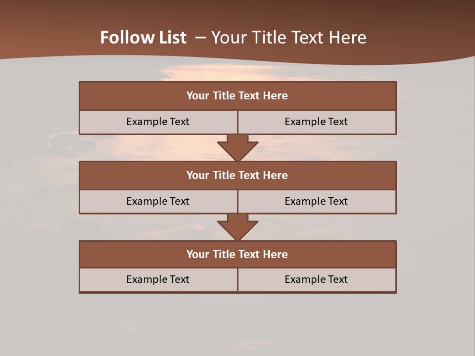 Beautiful Sun Temper And Mountain River PowerPoint Template