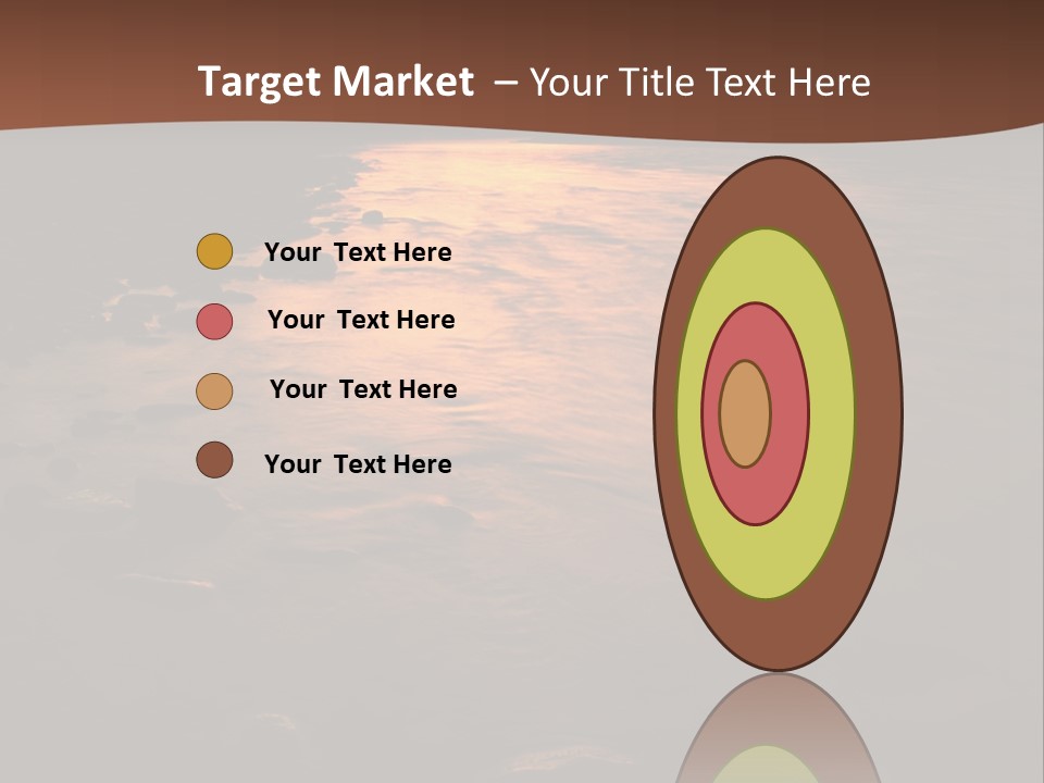 Beautiful Sun Temper And Mountain River PowerPoint Template