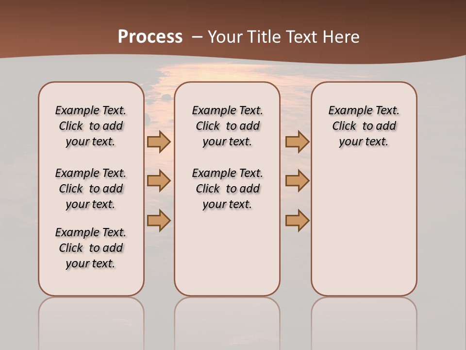 Beautiful Sun Temper And Mountain River PowerPoint Template