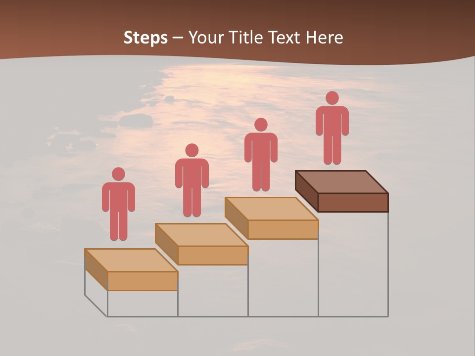 Beautiful Sun Temper And Mountain River PowerPoint Template