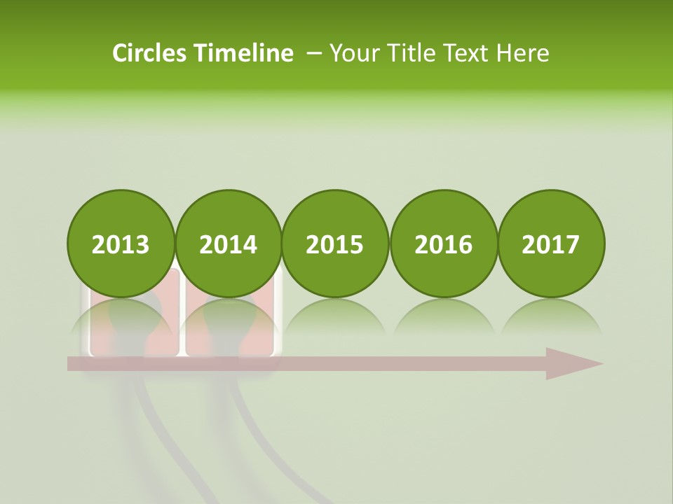 Outlet On A Green Wall PowerPoint Template