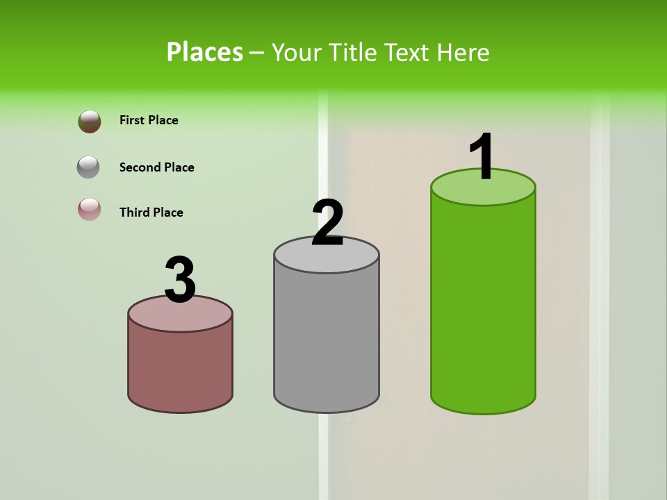 Door To The Green Room PowerPoint Template