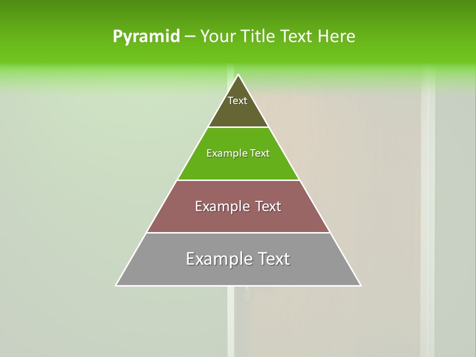 Door To The Green Room PowerPoint Template