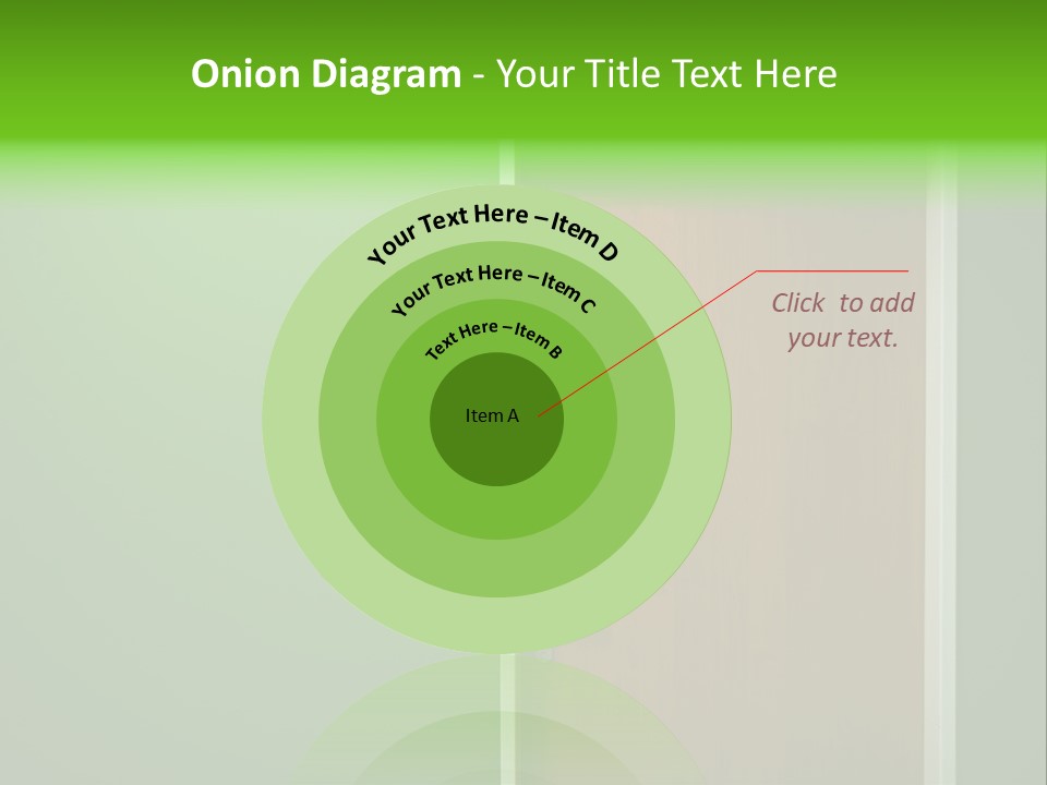 Door To The Green Room PowerPoint Template