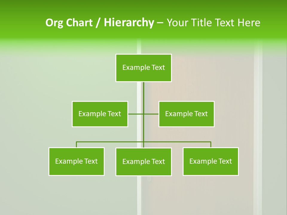 Door To The Green Room PowerPoint Template