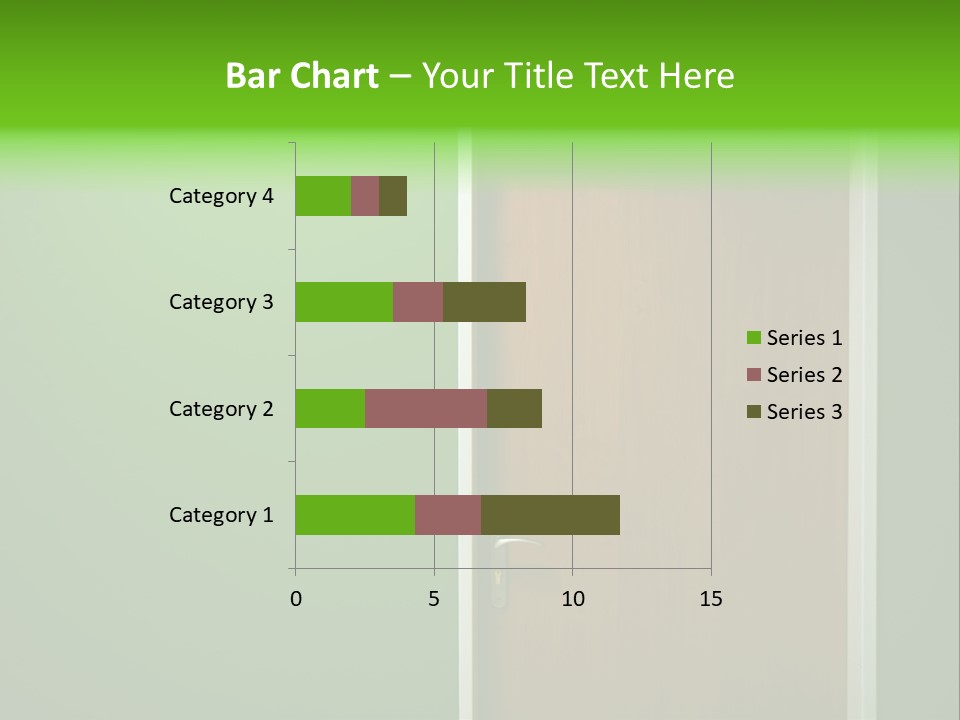 Door To The Green Room PowerPoint Template