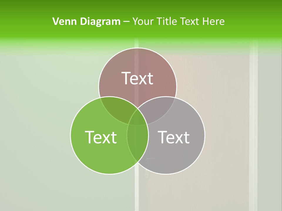 Door To The Green Room PowerPoint Template