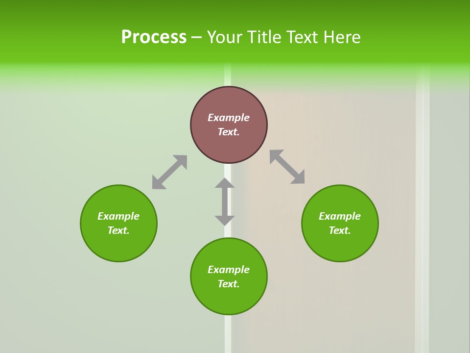 Door To The Green Room PowerPoint Template
