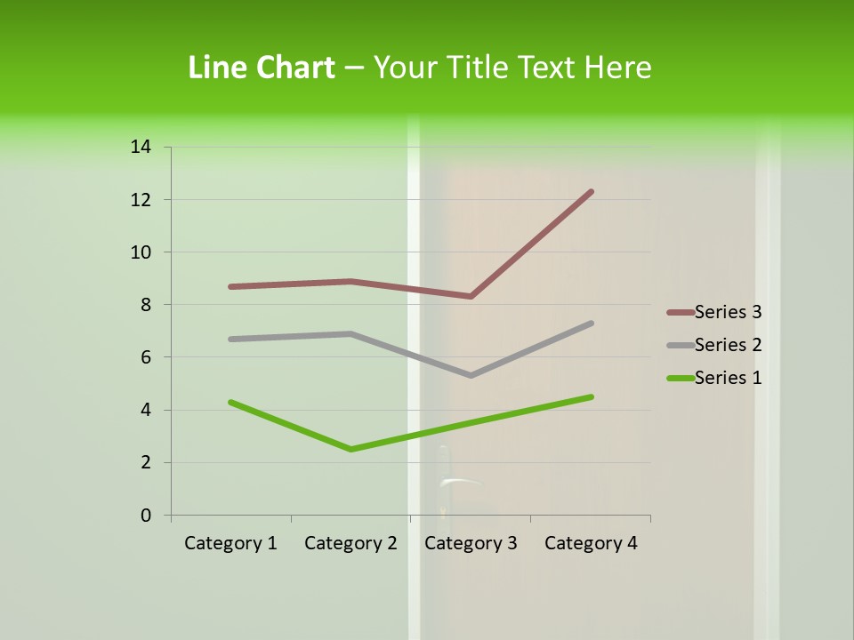 Door To The Green Room PowerPoint Template