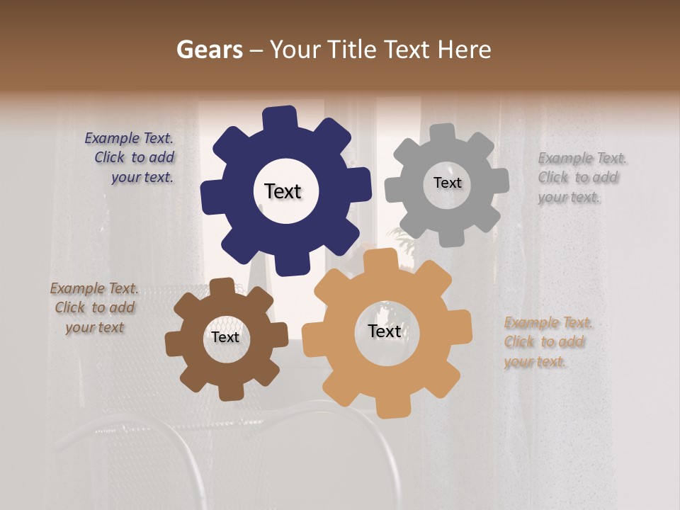 Window In Home PowerPoint Template