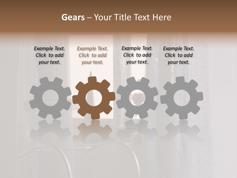 Window In Home PowerPoint Template