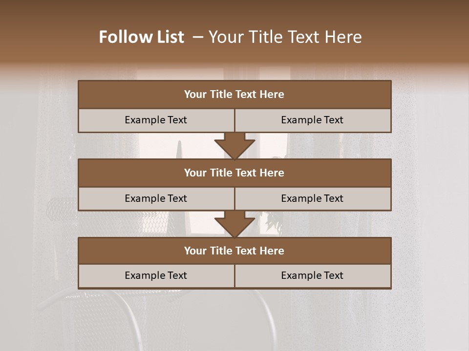 Window In Home PowerPoint Template