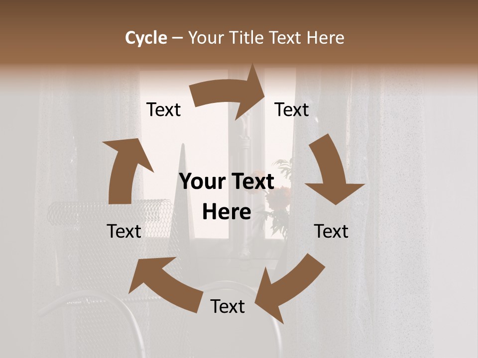 Window In Home PowerPoint Template