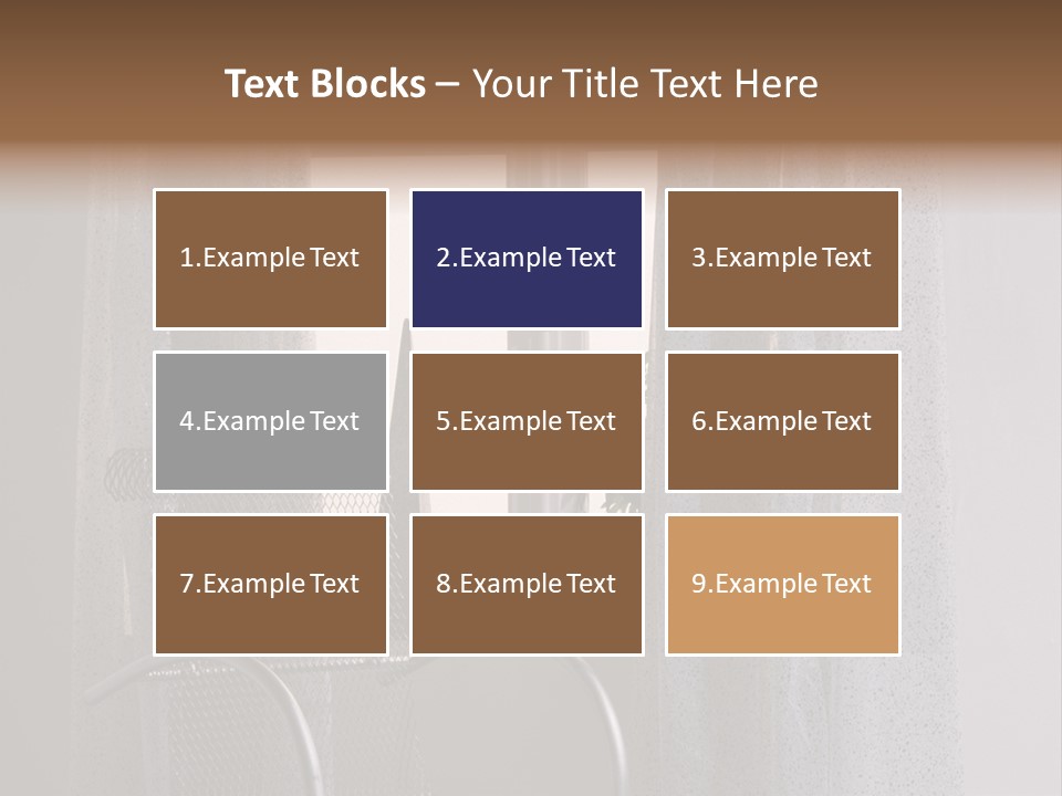 Window In Home PowerPoint Template
