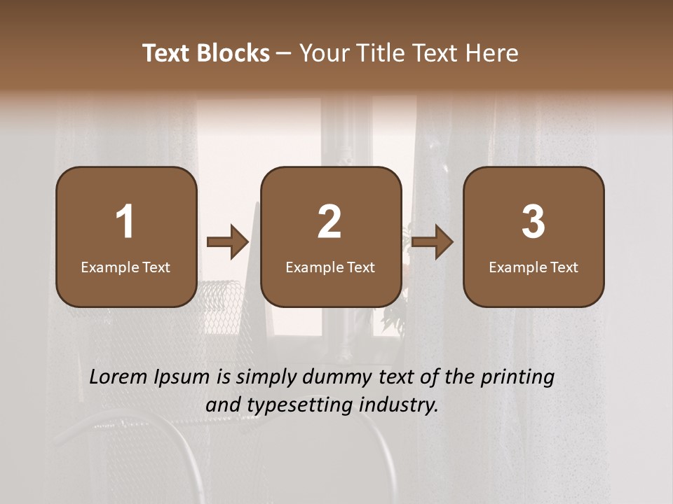 Window In Home PowerPoint Template
