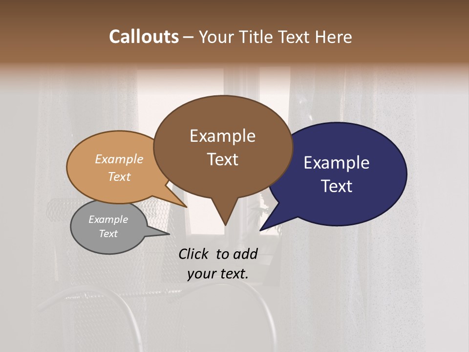 Window In Home PowerPoint Template