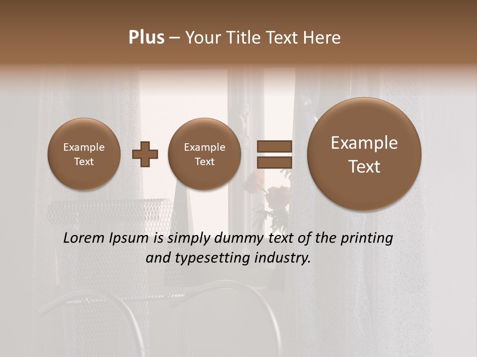 Window In Home PowerPoint Template