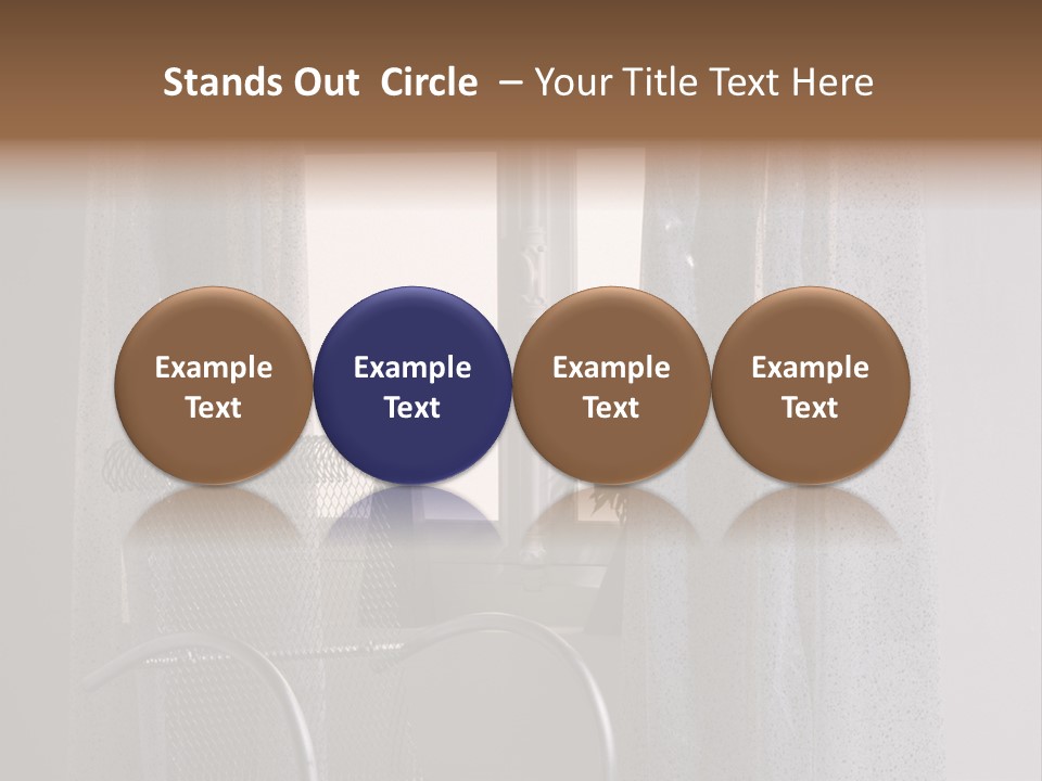 Window In Home PowerPoint Template