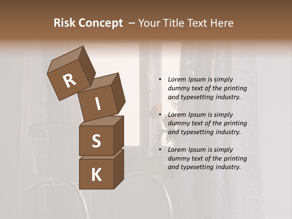 Window In Home PowerPoint Template