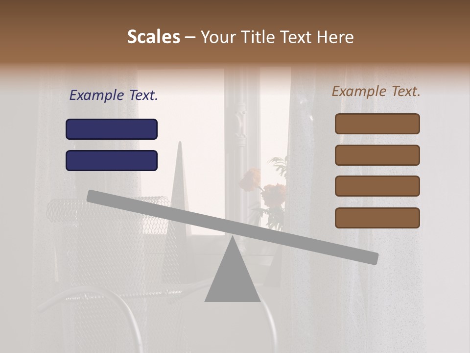 Window In Home PowerPoint Template