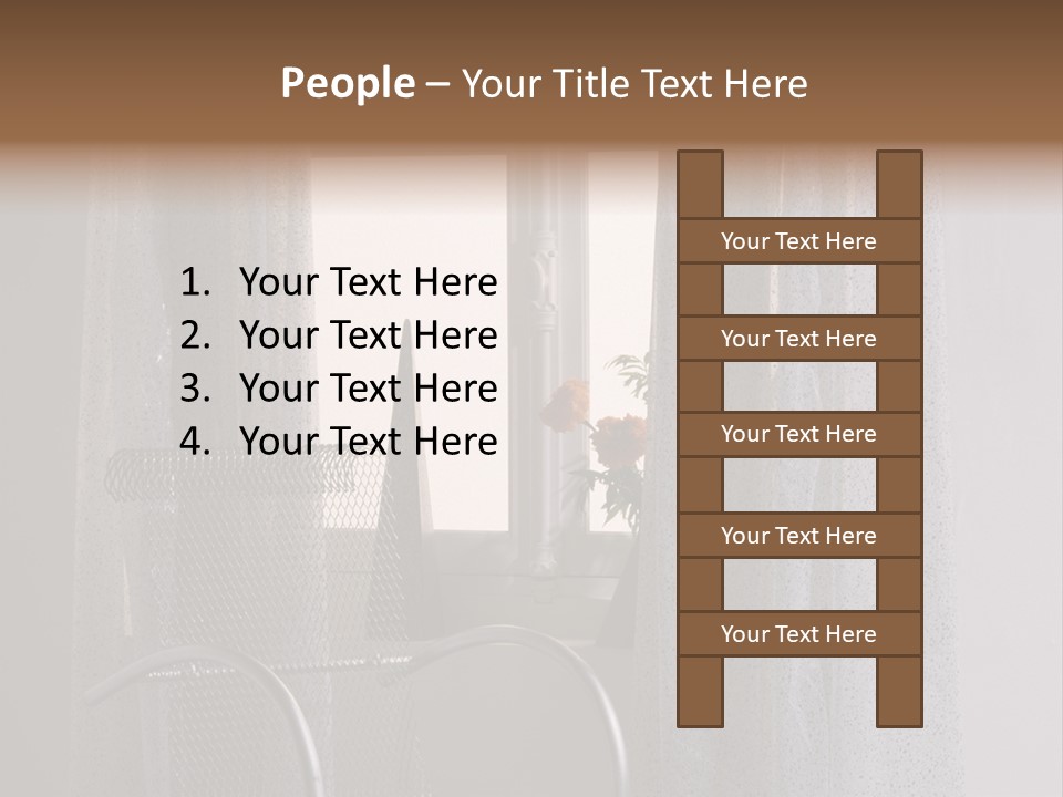 Window In Home PowerPoint Template