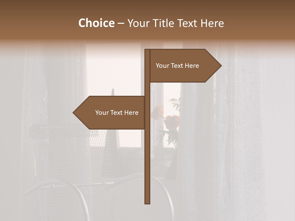 Window In Home PowerPoint Template