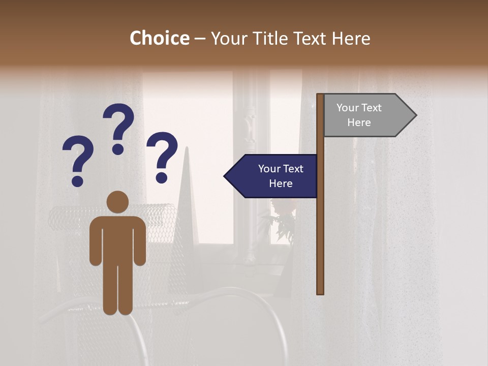 Window In Home PowerPoint Template
